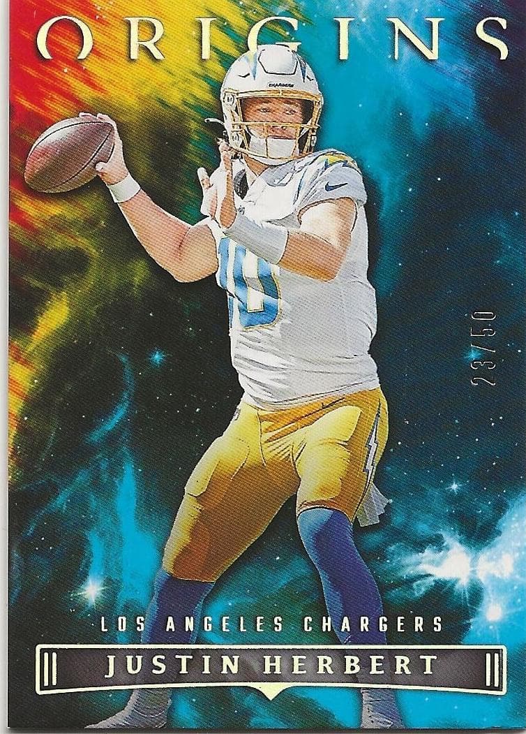Justin Herbert 2022 panini Panini Origins