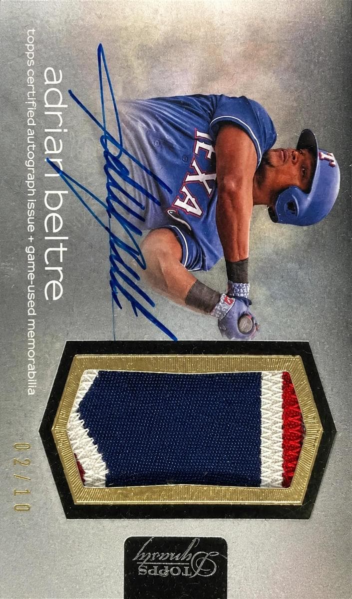 Adrian Beltre 2018 topps Topps Dynasty