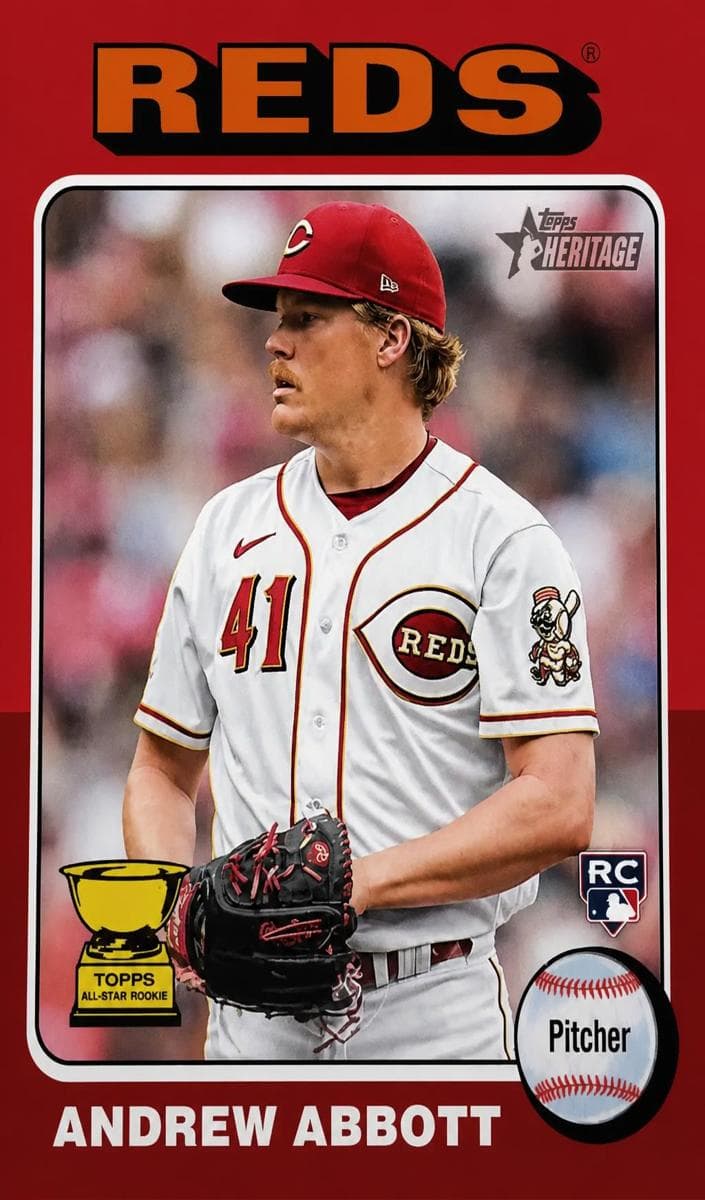 Andrew Abbott 2024 topps Topps Heritage