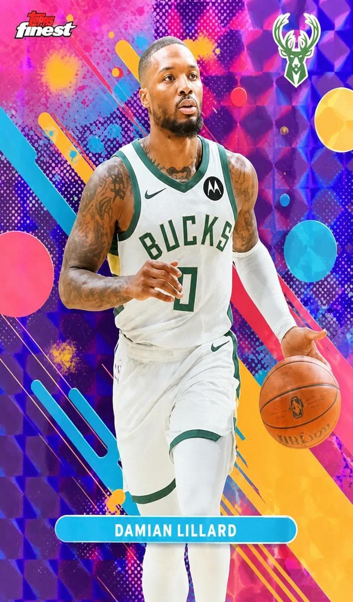 Damian Lillard 2025 topps Topps Finest