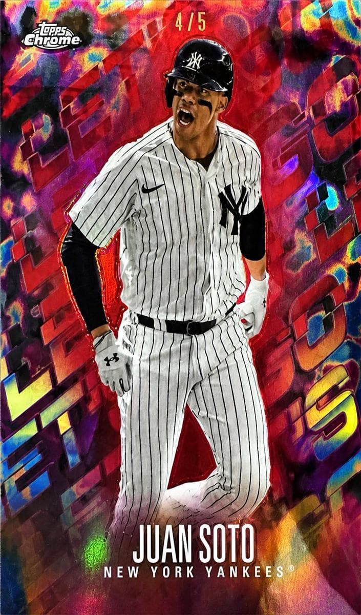 Juan Soto 2024 topps Topps Chrome