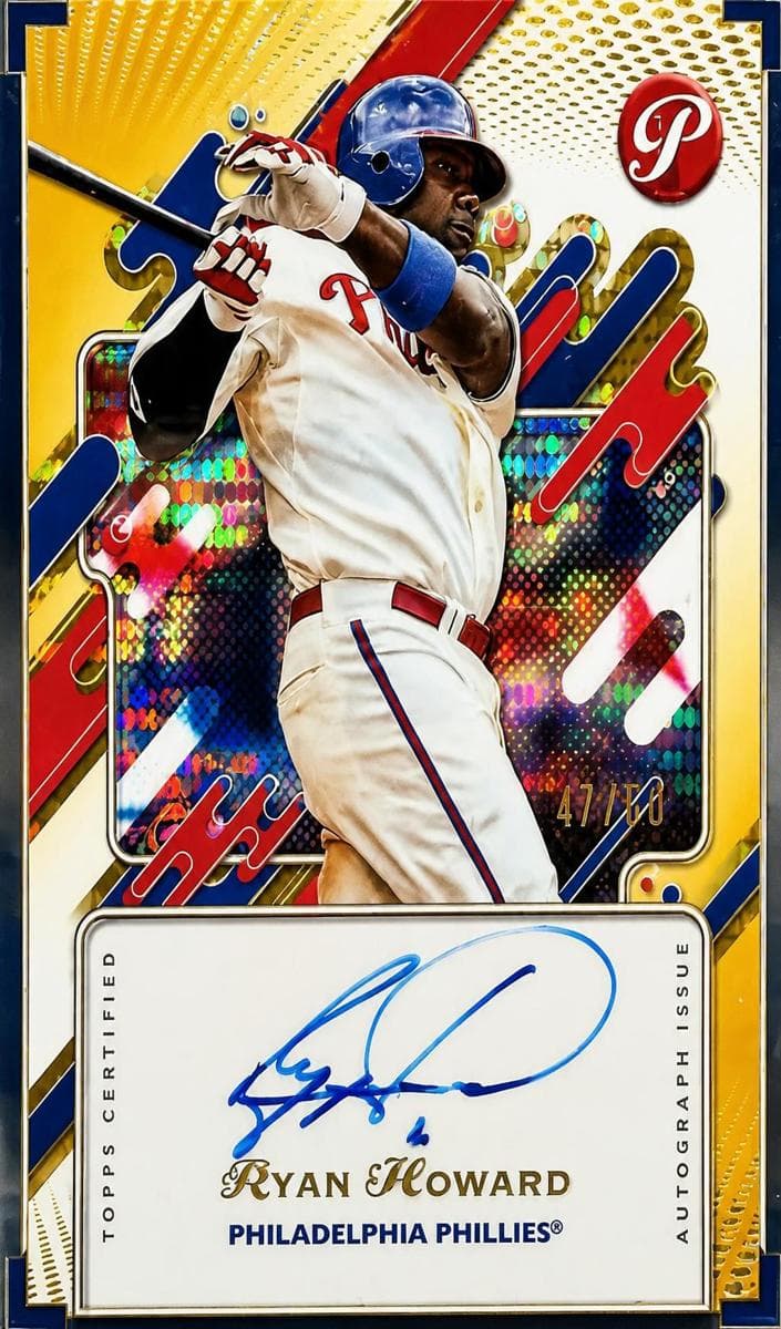 Ryan Howard 2025 topps Topps Pristine