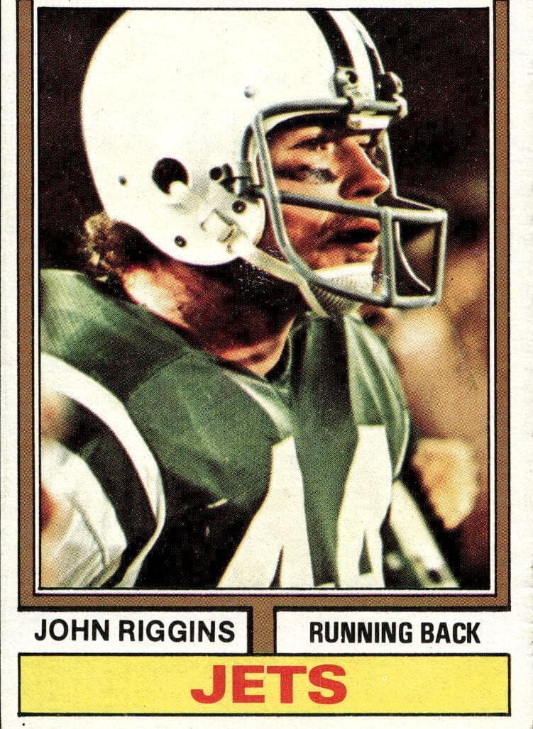 John Riggins 1974 topps Topps