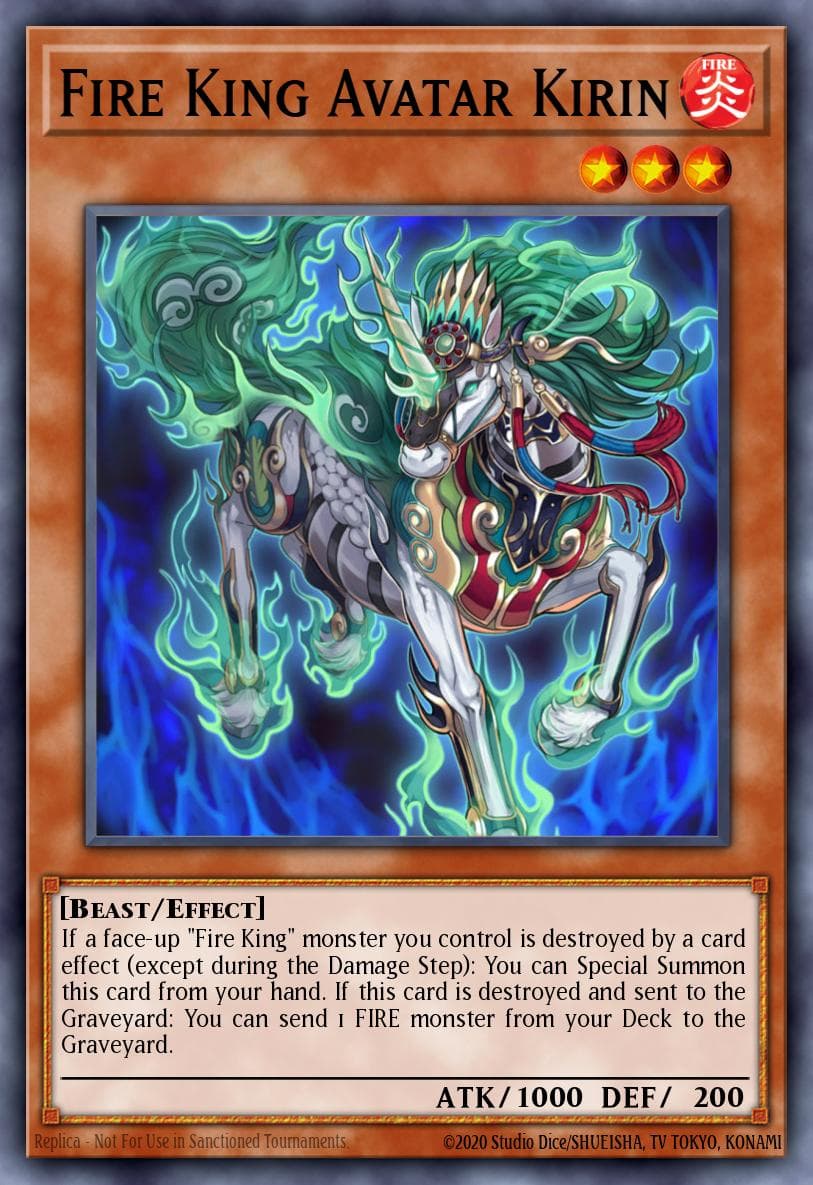Fire King Avatar Kirin #SR14-EN007