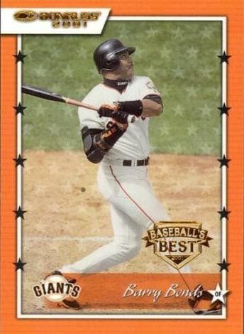 Barry Bonds 2001 panini Donruss