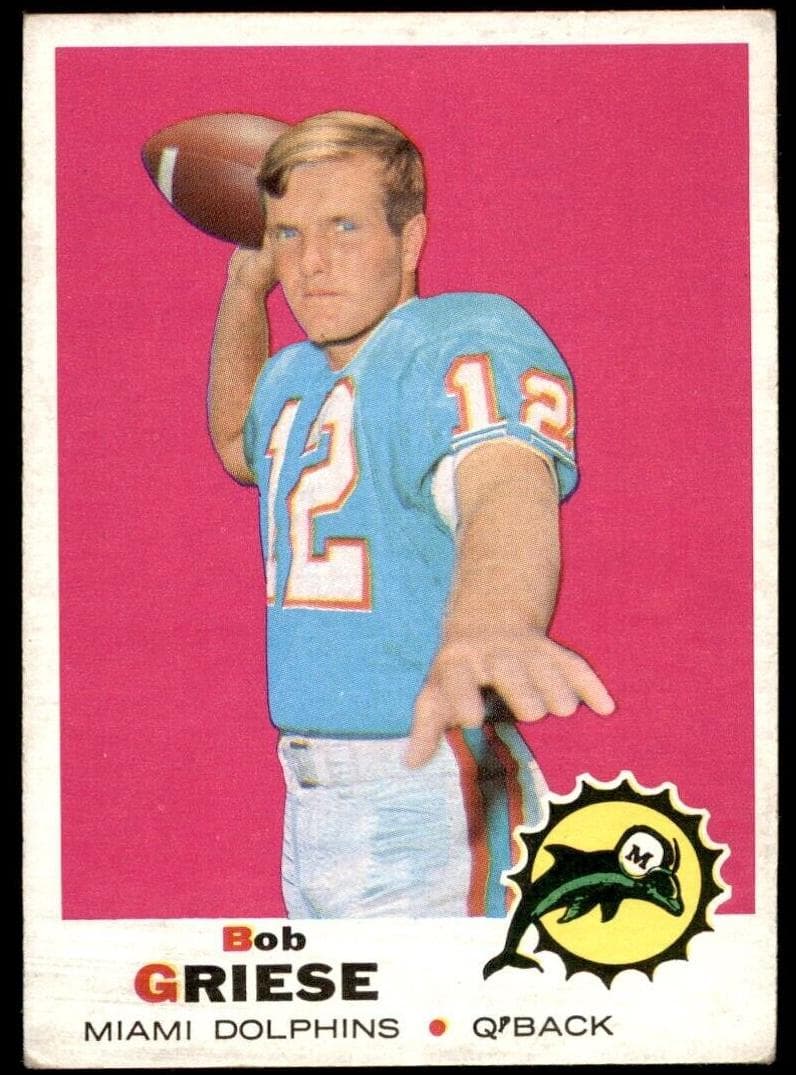 Bob Griese 1969 topps Topps