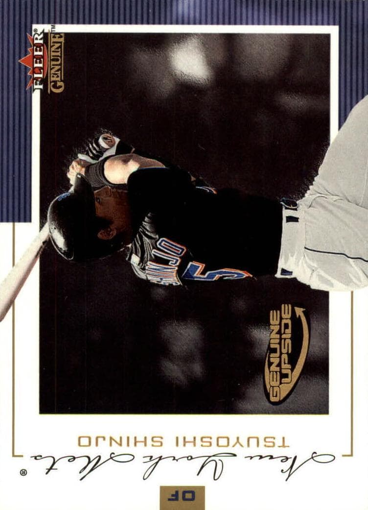 Tsuyoshi Shinjo 2001 fleer Fleer Genuine