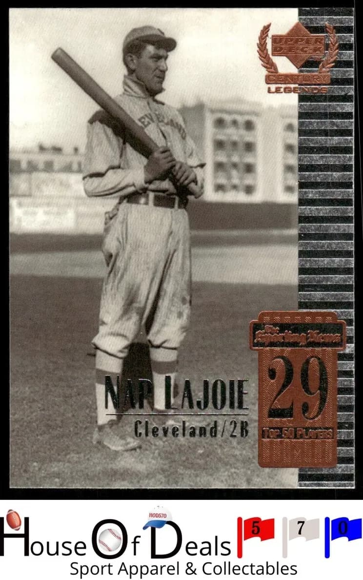 Nap Lajoie 1999 upper-deck Upper Deck Century Legends