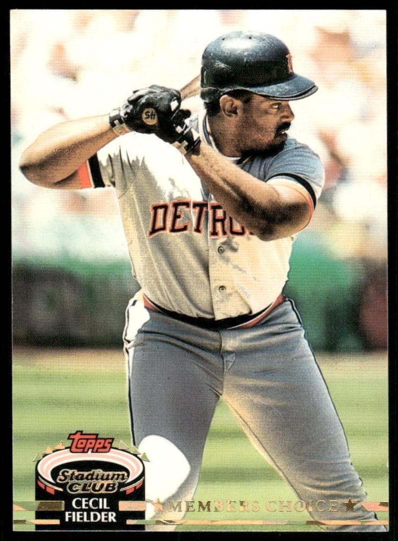 Cecil Fielder MC 1992 unknown Stadium Club