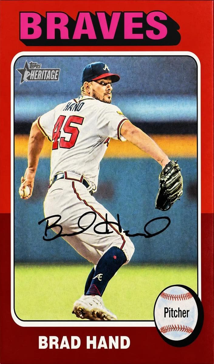 Brad Hand trading card