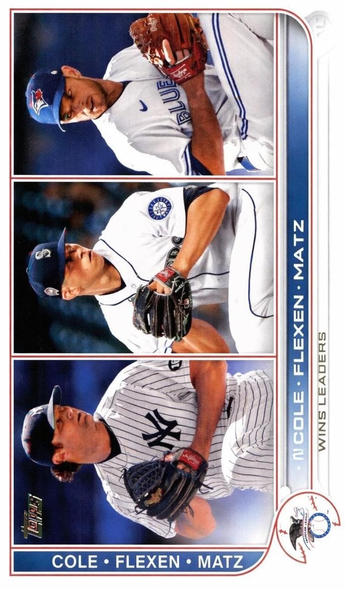 AL Wins Leaders (Gerrit Cole / Chris Flexen / Steven Matz) #270