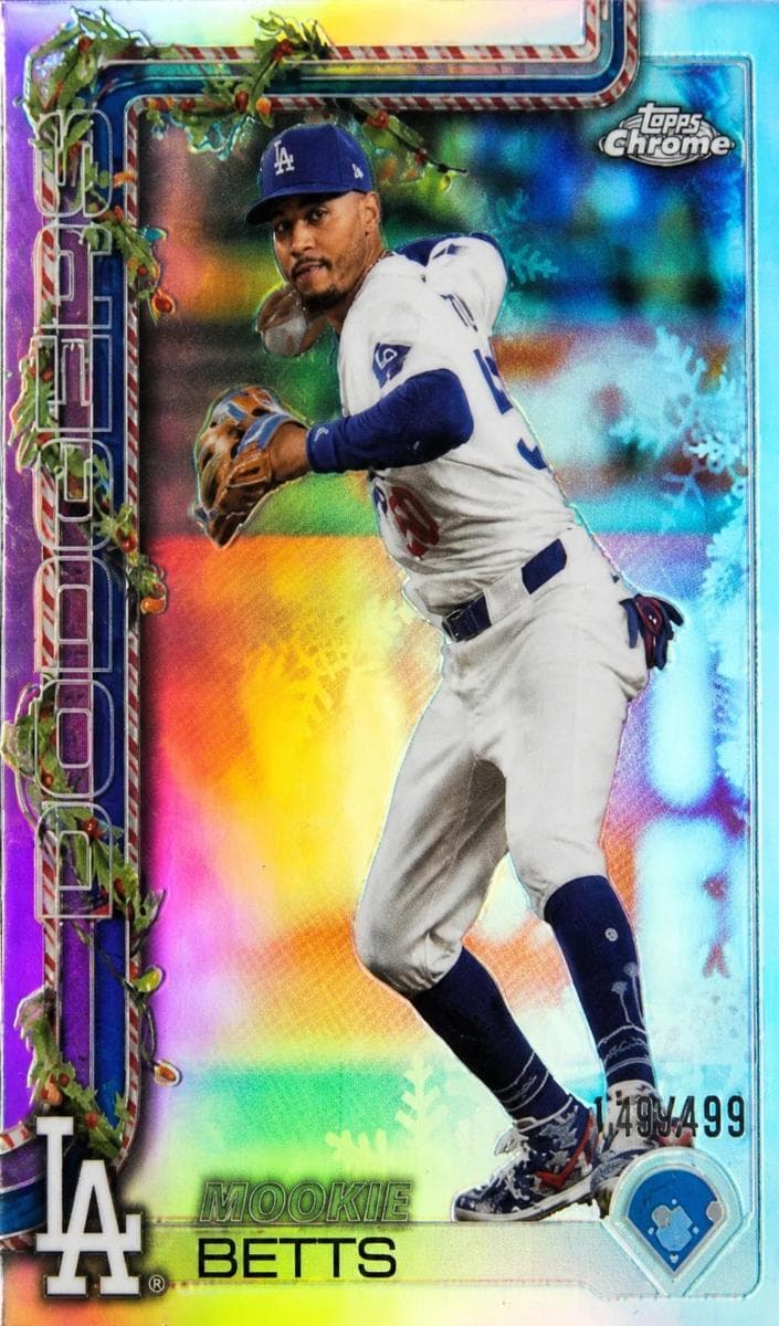 Mookie Betts 2025 topps Holiday