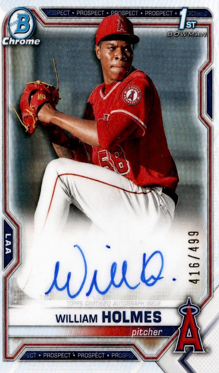 William Holmes 2021 bowman Bowman