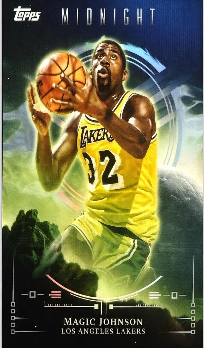 Magic Johnson 2025 topps Topps Midnight