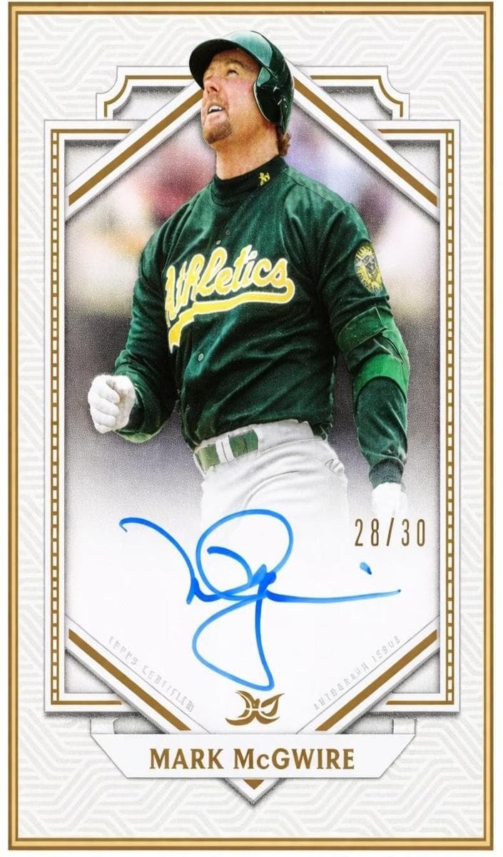 Mark McGwire 2022 topps Topps Definitive Collection