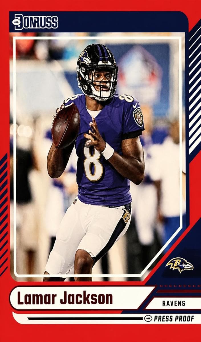 Lamar Jackson 2024 panini Panini Donruss
