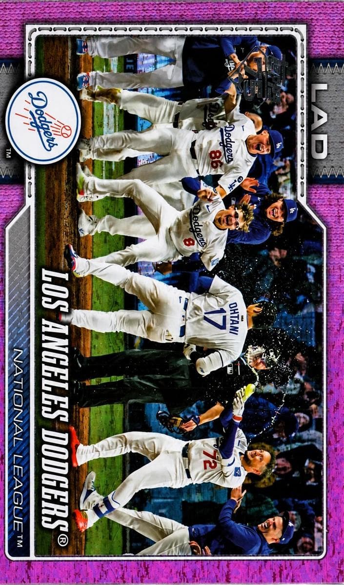 Los Angeles Dodgers Team Card trading card