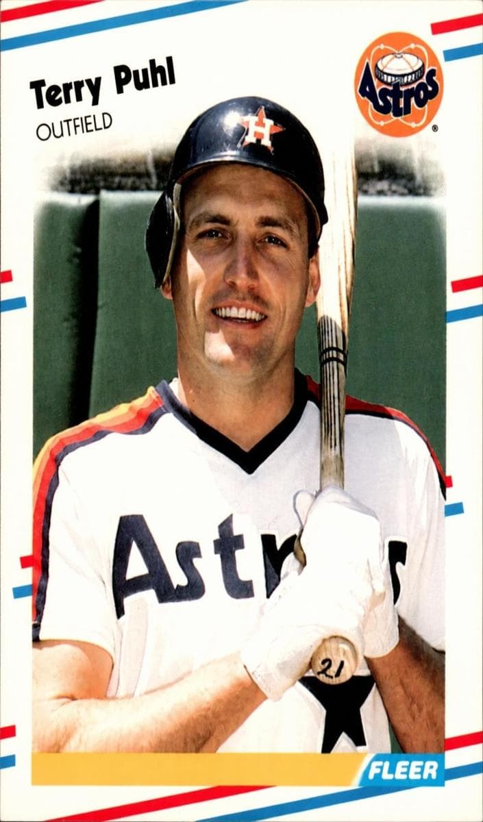 Terry Puhl 1988 fleer Fleer Update