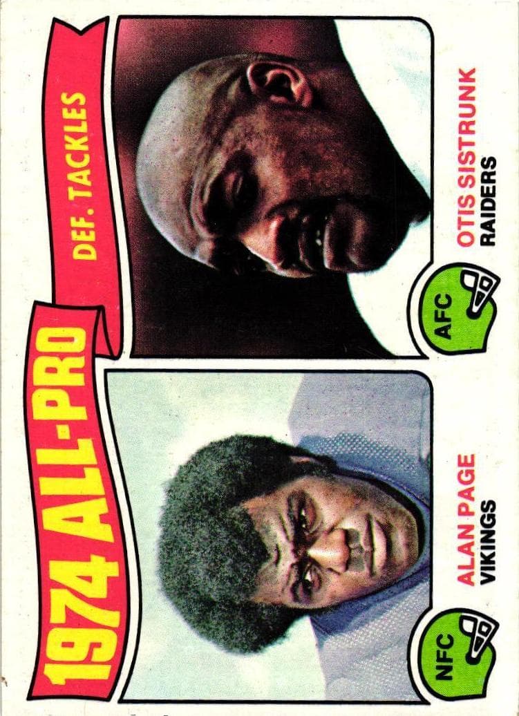 1974 All-Pro Defensive Tackles (Alan Page / Otis Sistrunk) #214
