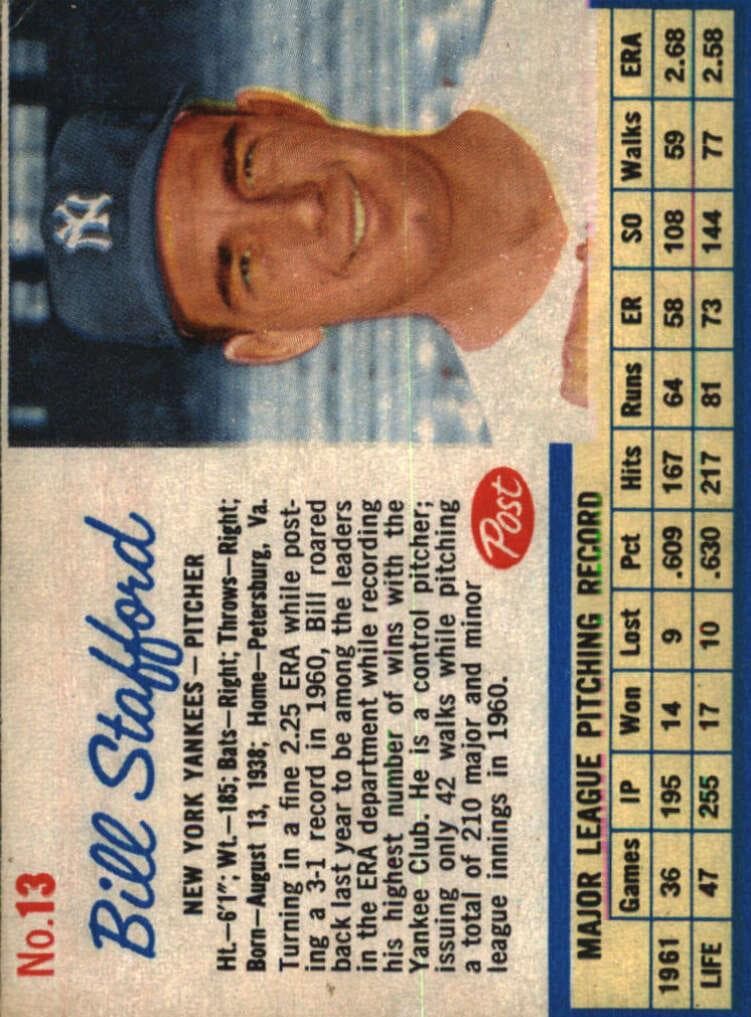 Bill Stafford #13