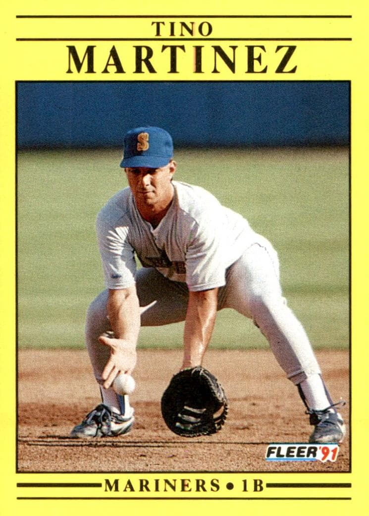 Tino Martinez 1991 fleer Fleer