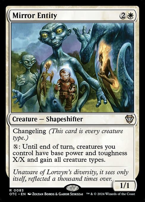 Mirror Entity 2017 Magic: The Gathering Commander Anthology