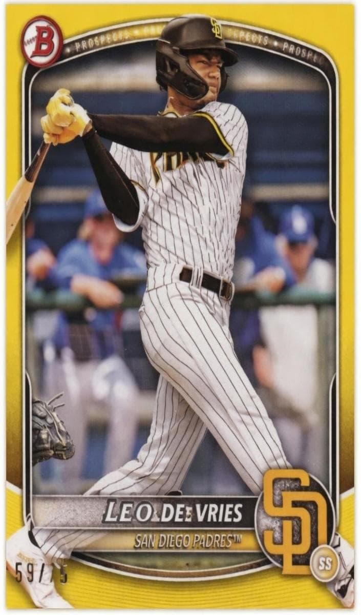 Leo De Vries 2025 bowman Bowman