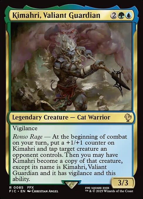 Kimahri, Valiant Guardian 2025 Magic: The Gathering Final Fantasy Commander
