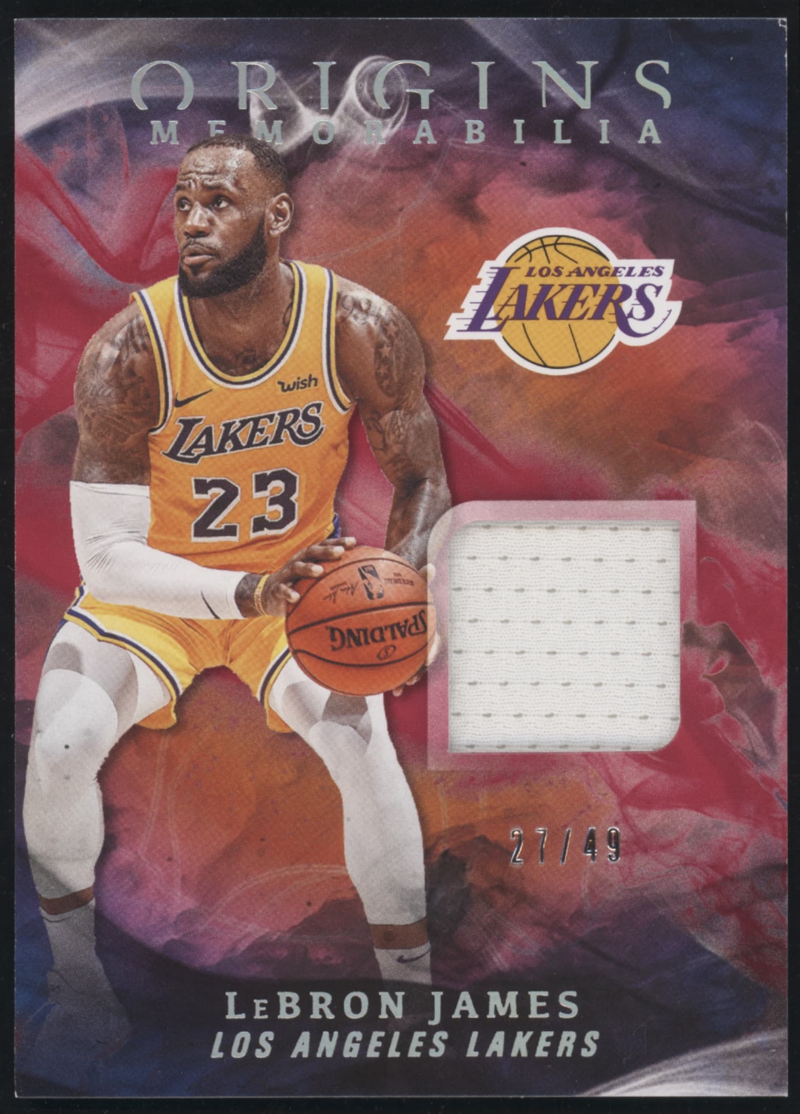 LeBron James 2021 panini