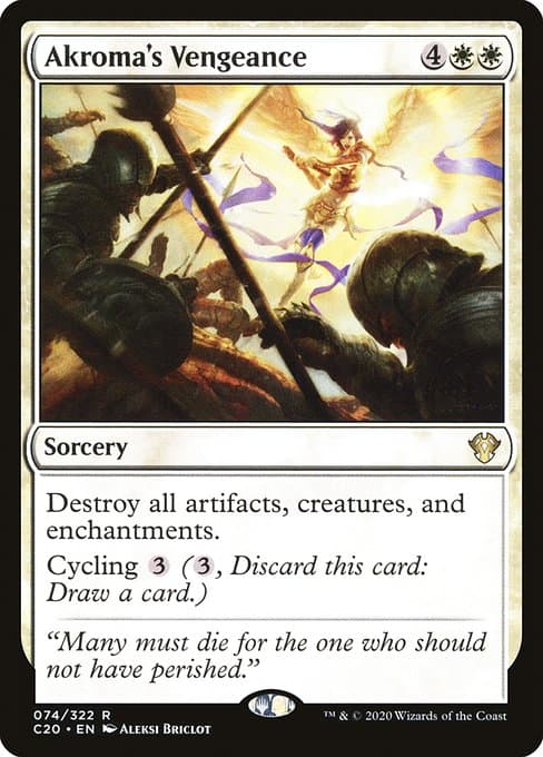 Akroma's Vengeance 2002 Magic: The Gathering Onslaught Foil