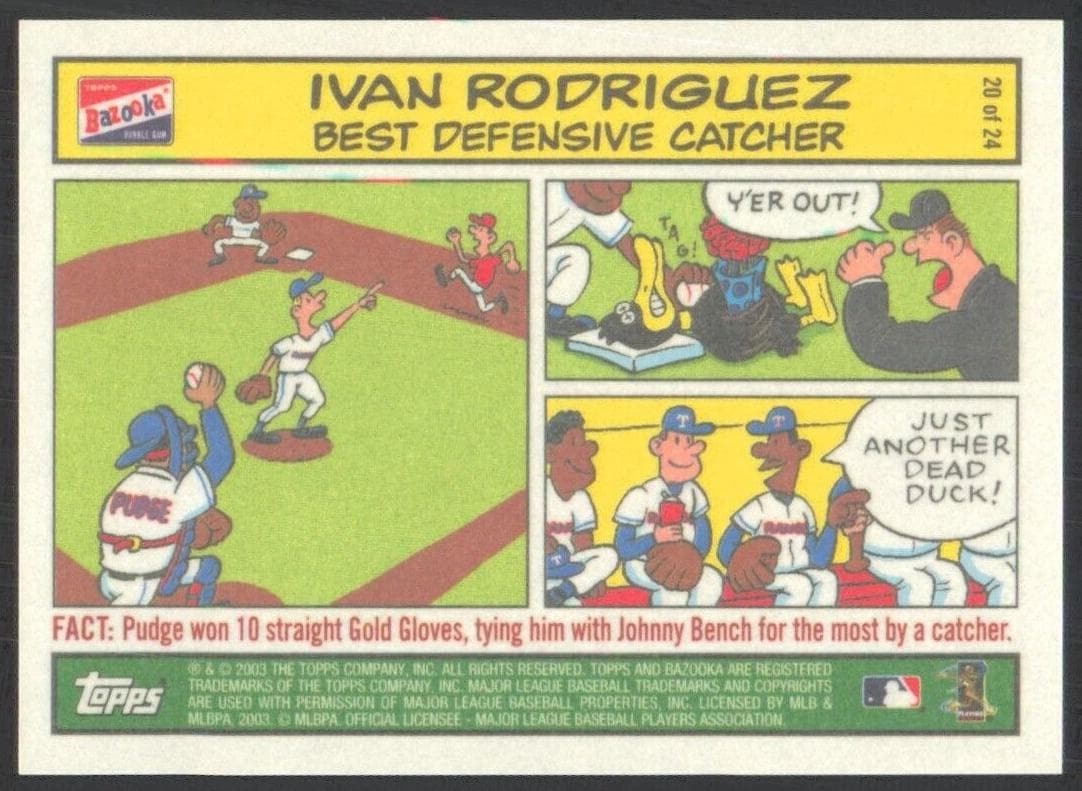 Ivan Rodriguez 2003 topps