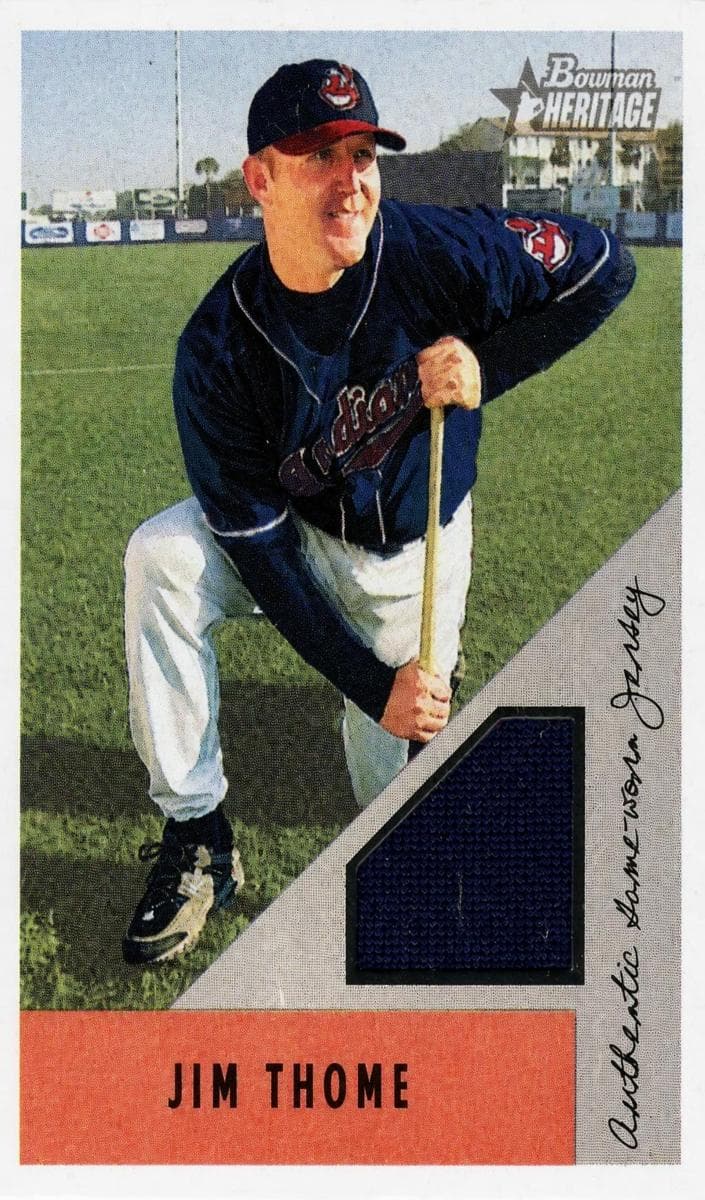 Jim Thome 2002 bowman Bowman Heritage