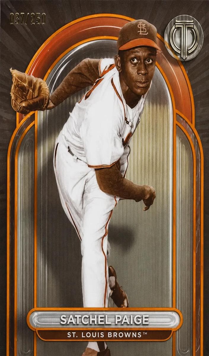 Satchel Paige 2024 topps Topps Tribute