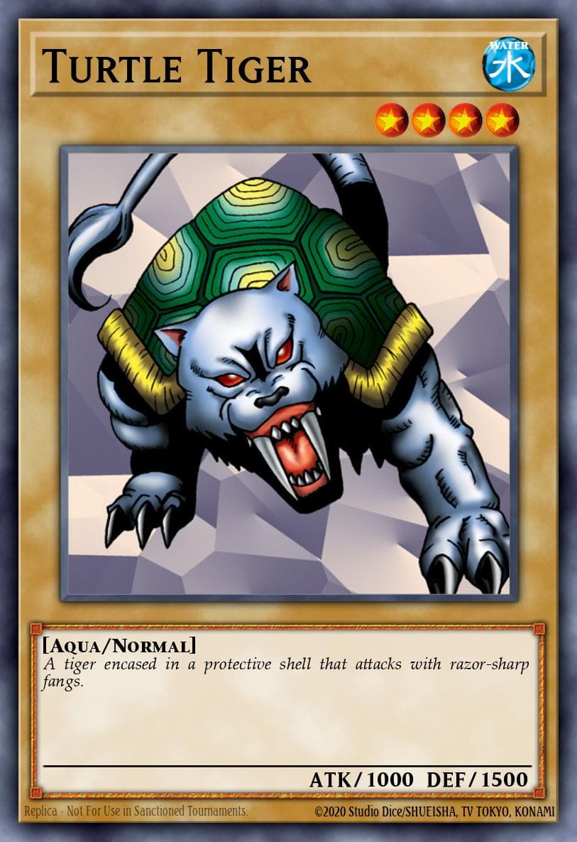 Turtle Tiger 2002 Yu-Gi-Oh! Legend of Blue Eyes White Dragon