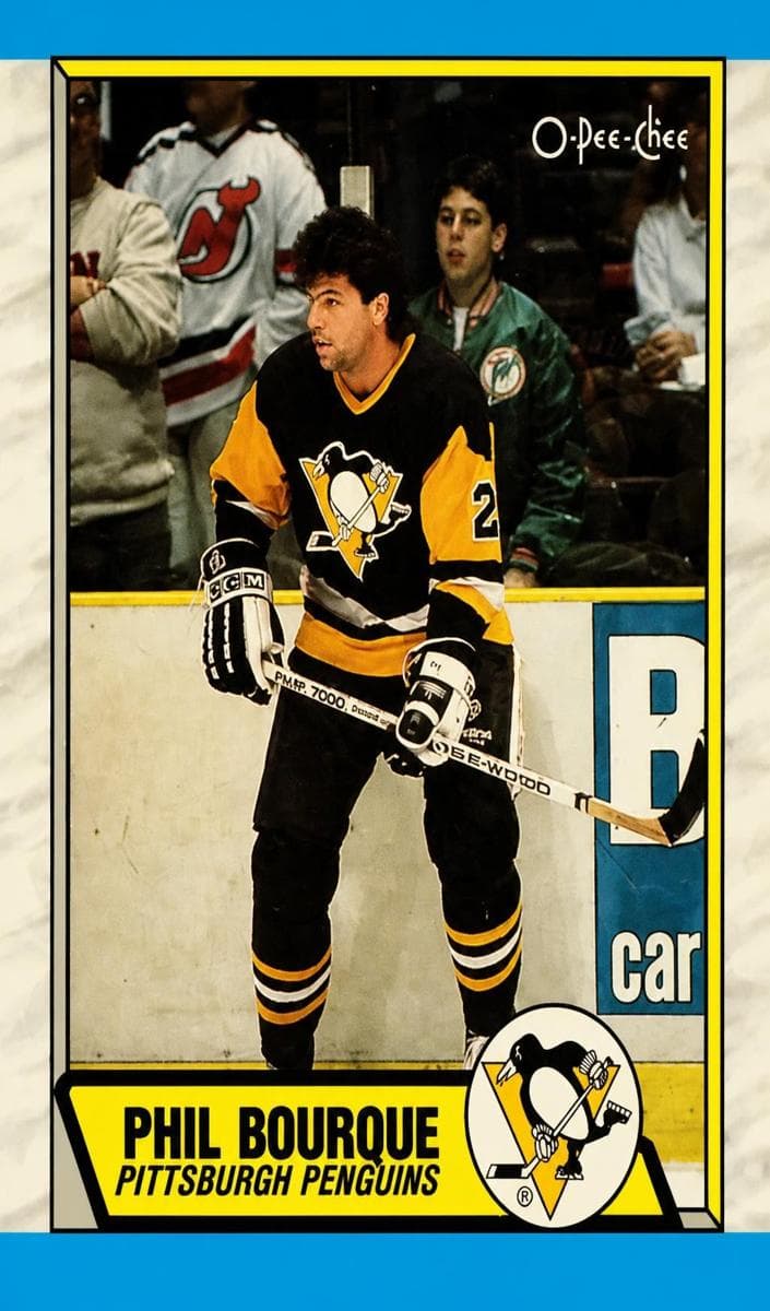 Phil Bourque trading card