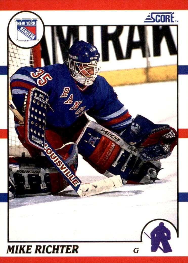 Mike Richter 1990 panini Score (CA)