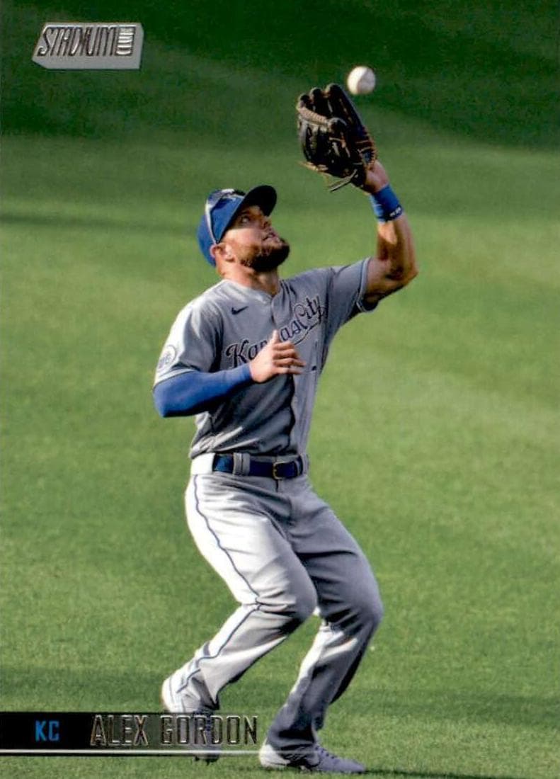 Alex Gordon 2021 topps Stadium Club