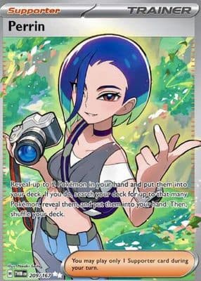Perrin trading card