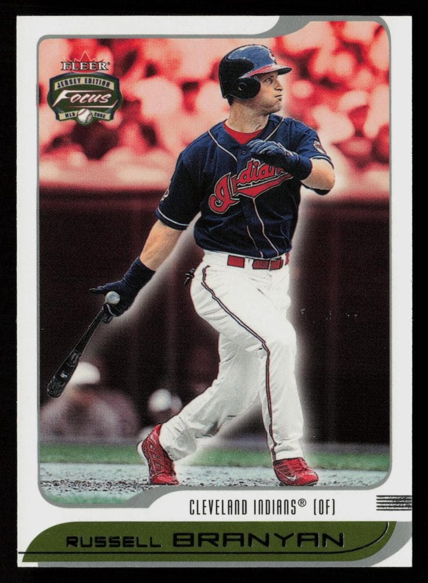 Russell Branyan 2002 fleer Fleer Focus Jersey Edition