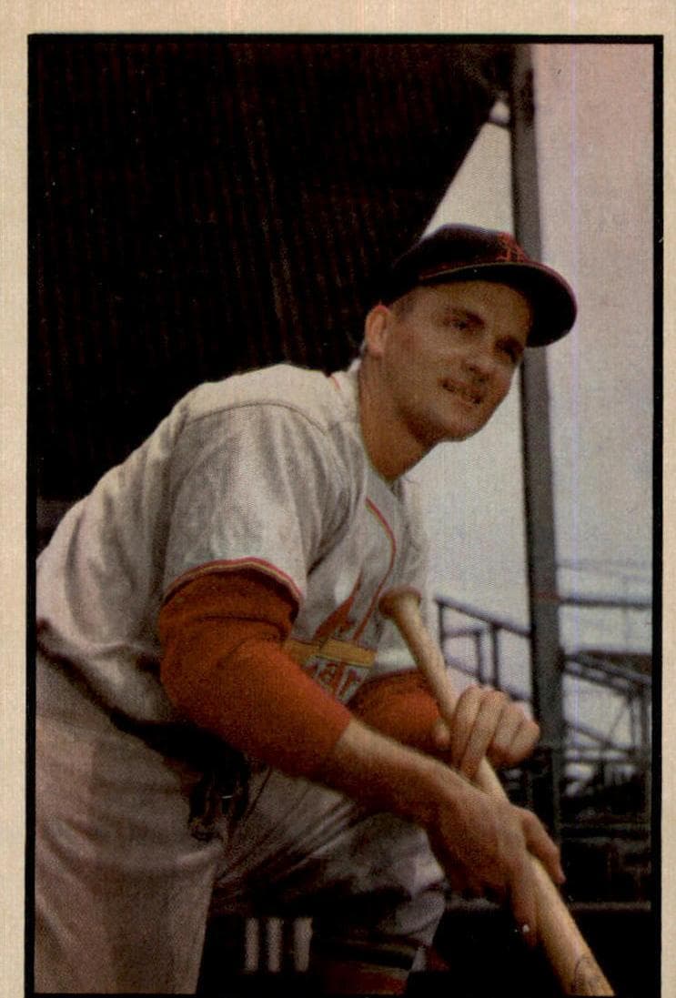 Larry Miggins 1953 bowman Bowman Color