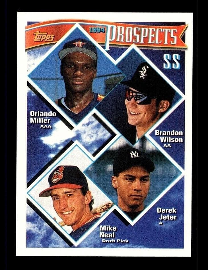 SS Prospects (Orlando Miller / Brandon Wilson / Derek Jeter / Mike Neal) 1994 topps
