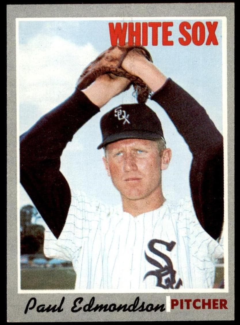 Paul Edmondson 1970 topps Topps