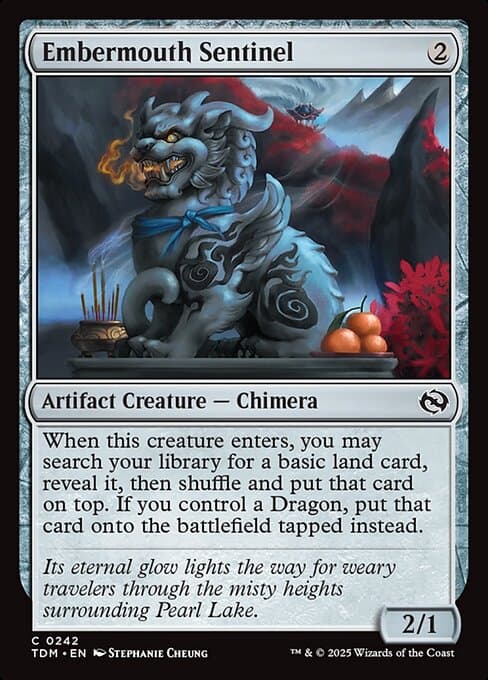 Embermouth Sentinel 2025 Magic: The Gathering Tarkir: Dragonstorm