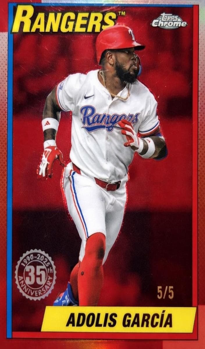 Adolis Garcia 2025 topps Chrome