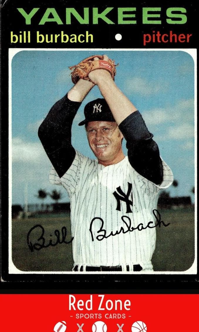 Bill Burbach 1971 topps Topps