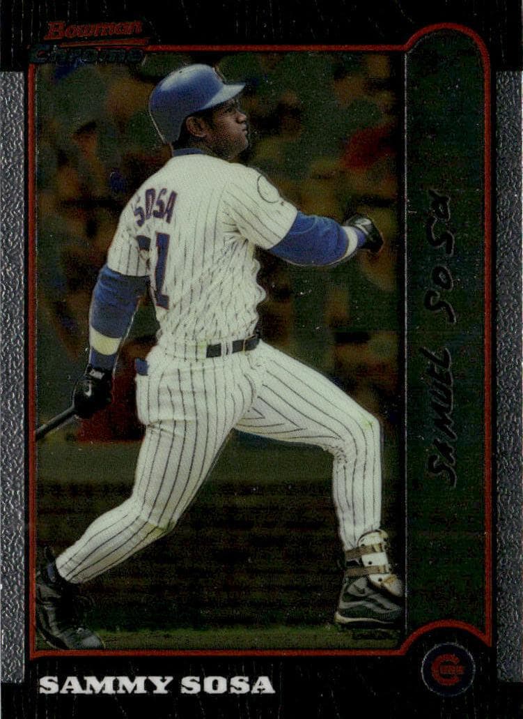 Sammy Sosa 1999 bowman Bowman Chrome