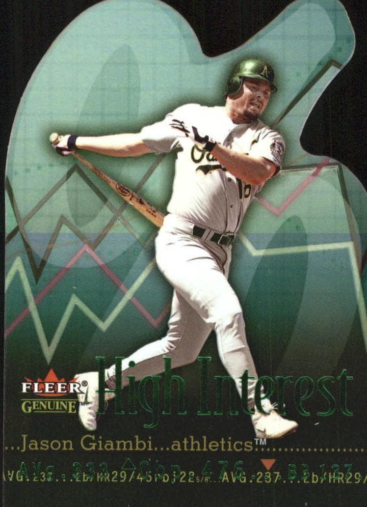 Jason Giambi 2001 fleer