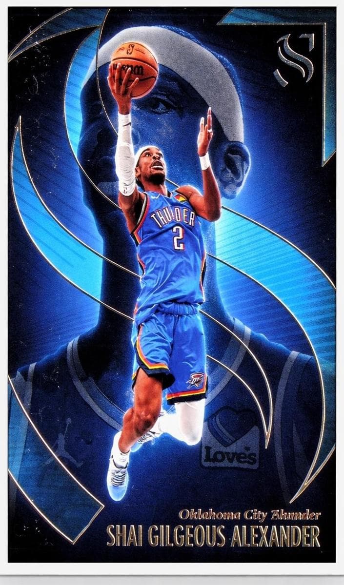 Shai Gilgeous-Alexander 2024 panini Panini Silhouette