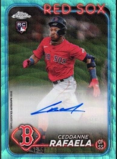 Ceddanne Rafaela trading card