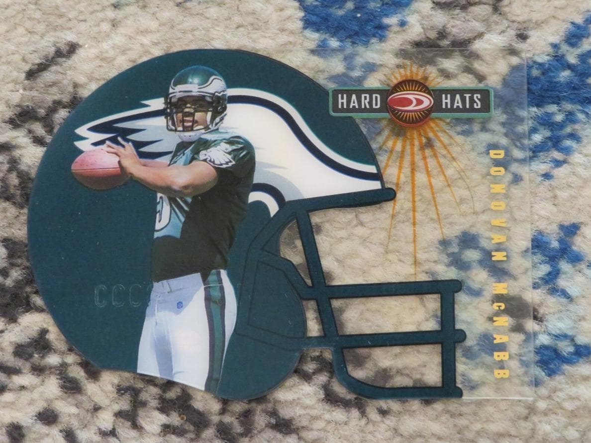 Donovan McNabb 1999 panini Preferred Qbc Hard Hats